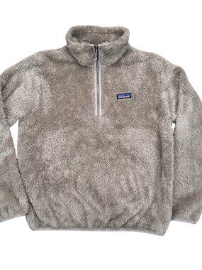 Patagonia Los Gatos 1/4 Zip Fleece Pullover Women's Small Oatmeal